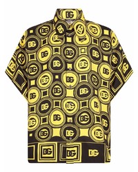 Dolce & Gabbana Dg Geometric Print Shirt
