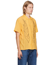 DOUBLE RAINBOUU Yellow West Coast Shirt