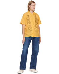 DOUBLE RAINBOUU Yellow West Coast Shirt