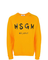 Mustard Print Sweatshirt