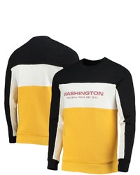 Junk Food Blackgold Washington Football Team Color Block Pullover Sweatshirt At Nordstrom
