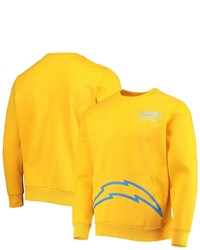 FOCO Gold Los Angeles Chargers Pocket Pullover Sweater At Nordstrom