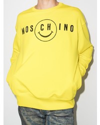 Moschino Smile Logo Print Sweatshirt