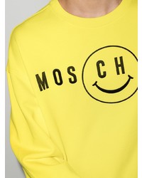 Moschino Smile Logo Print Sweatshirt