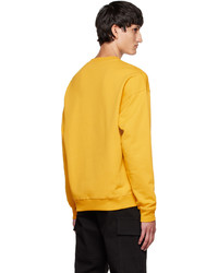 Moschino Yellow Printed Sweatshirt