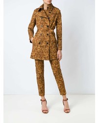 Andrea Marques All Over Print Trench Coat