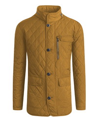 Mustard Quilted Field Jacket