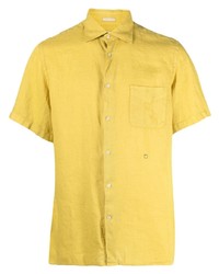Massimo Alba Cutaway Collar Short Sleeved Shirt