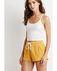 Forever 21 Terry Knit Dolphin Hem Shorts