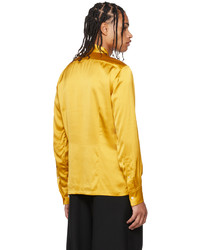 Dries Van Noten Yellow Cellbe Shirt