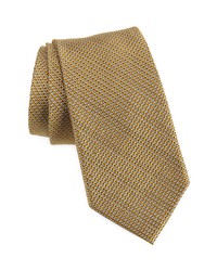 Nordstrom Dabney Solid Silk Tie In Yellow At