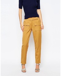 The Laden Showroom X Even Vintage High Waisted Crop Pant With Flap Pocket