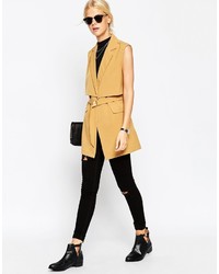 Asos Collection Sleeveless Trench Jacket