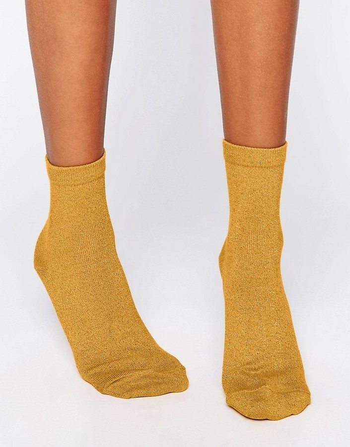 Asos Glitter Ankle Socks, $6 | Asos |