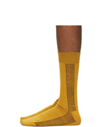 Issey Miyake Men Yellow Border Socks
