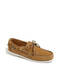 Mustard Suede Boat Shoes