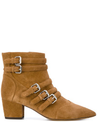 Tabitha Simmons Strappy Buckle Boots