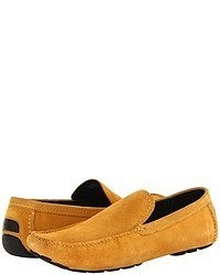 Mustard Suede Loafers