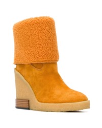 Tod's Foldover Shearling Boots