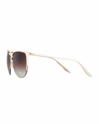 Barton Perreira Devlin Squared Cat Eye Sunglasses Gold