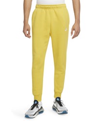 Nike Sportswear Club Pocket Fleece Joggers In Vivid Sulfurwhite At Nordstrom