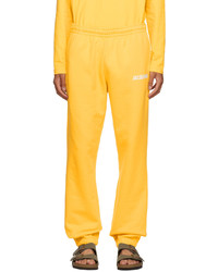 Jacquemus Yellow Le Jogging Lounge Pants