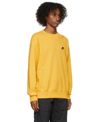 Nike Yellow French Terry Sweatshirt