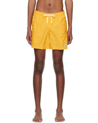 Bather Yellow Recycled Nylon Swim Shorts