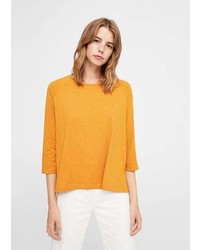 Mango Essential Cotton Blend T Shirt