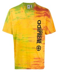 Mustard Tie-Dye Crew-neck T-shirt