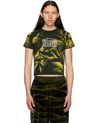 Aries Black Juicy Couture Edition Sun Bleached T Shirt