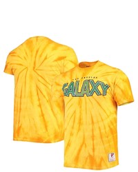 Mitchell & Ness Gold La Galaxy Since 96 Tie Dye T Shirt At Nordstrom