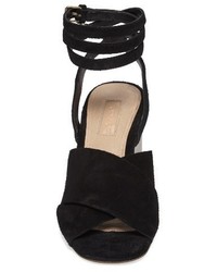 Topshop Whirl Cross Strap Wedge