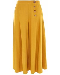 Topshop Horn Button Palazzo Trousers