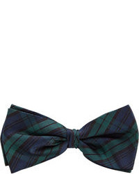 Navy and Green Bow-tie
