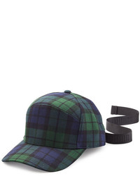Navy and Green Cap