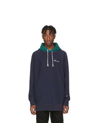 Navy and Green Hoodie