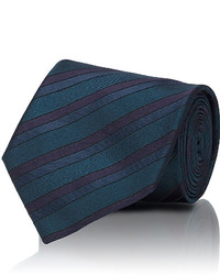 Brioni Striped Silk Faille Necktie