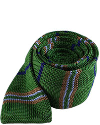The Tie Bar Knit Mixed Stripe Greennavy