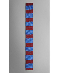 Burberry Striped Knitted Silk Tie
