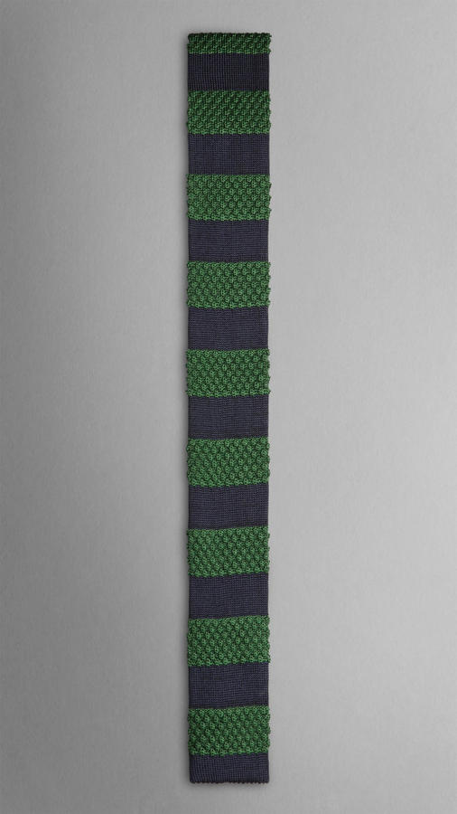 green burberry tie