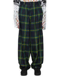 Kidill Green Polyester Trousers