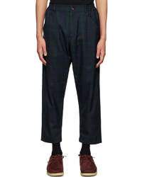 Comme des Garcons Homme Deux Navy Wool Polyester Trousers