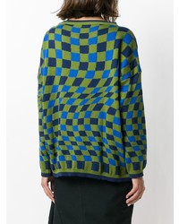 Molly Goddard Optical Pattern Sweater