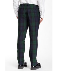 Edge By Wdny Glenn Plaid Flat Front Suit Separates Trouser