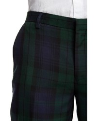 Edge By Wdny Glenn Plaid Flat Front Suit Separates Trouser