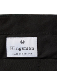 Kingsman Black Watch Tartan Wool Trousers
