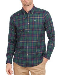 Barbour Crossfell Tailored Fit Plaid Flannel Shirt