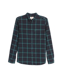 Fjallraven Ovik Comfort Fit Plaid Flannel Button Up Shirt
