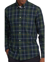 Barbour Wetherham Tailored Fit Plaid Flannel Shirt
